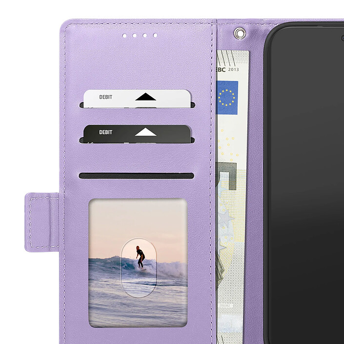 Étui Portefeuille pour Redmi Note 17 Série Smart Book avec Support Bleu canard pas cher