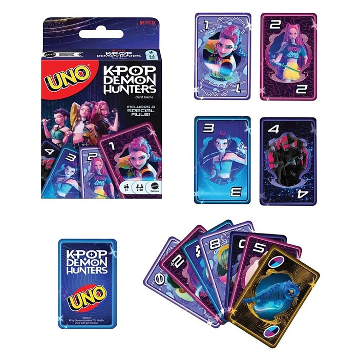 Avis UNO - Jeu de cartes KPop Demon Hunters
