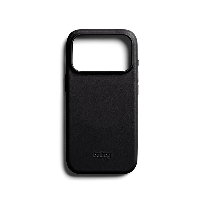 Générique Coque MagSafe pour iPhone 18 Pro / iPhone 17 Pro en Cuir Série Leather Noir