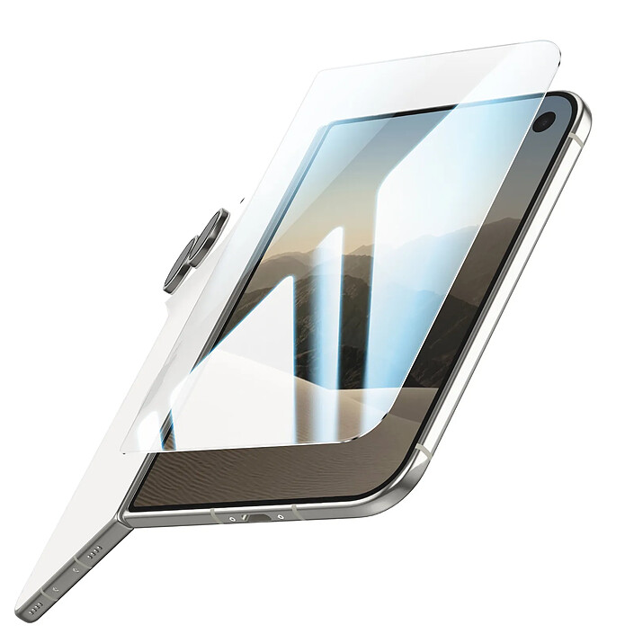 Protection d'Écran Externe pour iPhone Duo en Verre Trempé Antichoc 9H Transparent