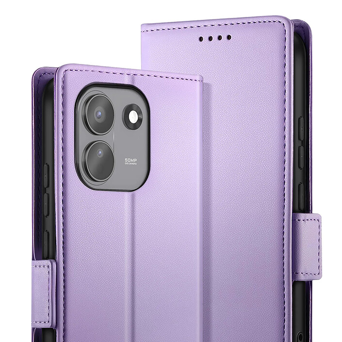 Acheter Étui Portefeuille pour Redmi Note 17 Pro Max Série Smart Book avec Support Bleu canard