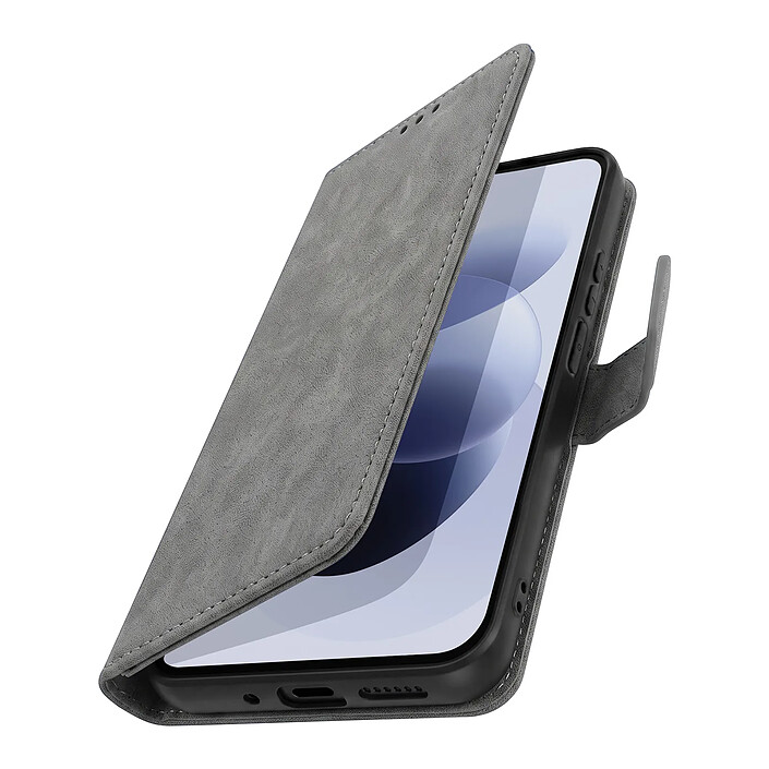 Étui Portefeuille pour Redmi Note 17 Série Chesterfield avec Support Bleu nuit