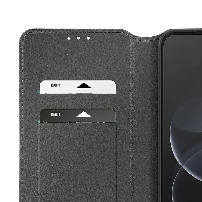 Étui à Clapet pour Redmi Note 17 Pro / 17 Pro Max Fonction Stand Classic Edition Noir pas cher