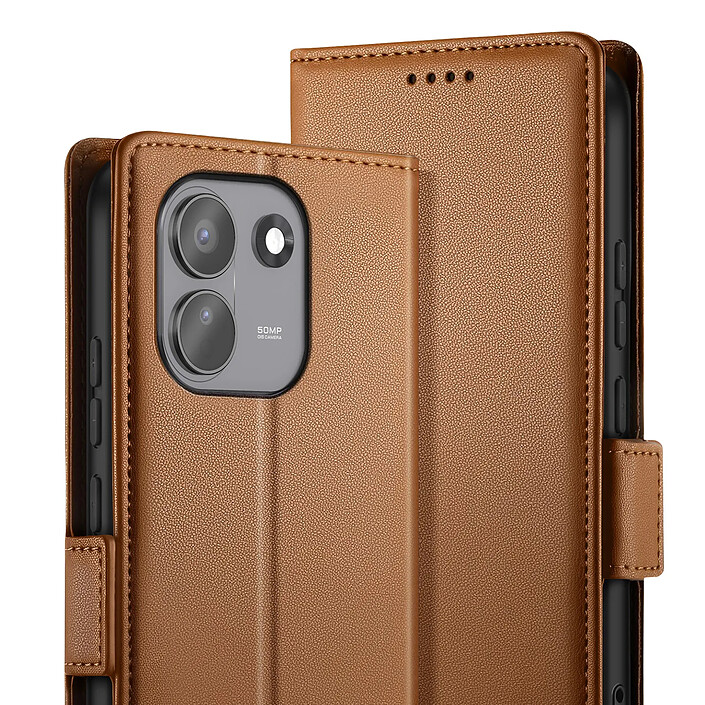 Acheter Étui Portefeuille pour Redmi Note 17 Pro Max Série Smart Book avec Support Bleu canard