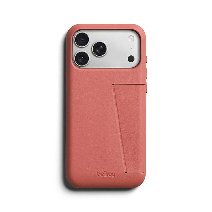 Générique Coque pour iPhone 18 Pro Max / iPhone 17 Pro Max en Cuir Série 3 Card avec Support Marron