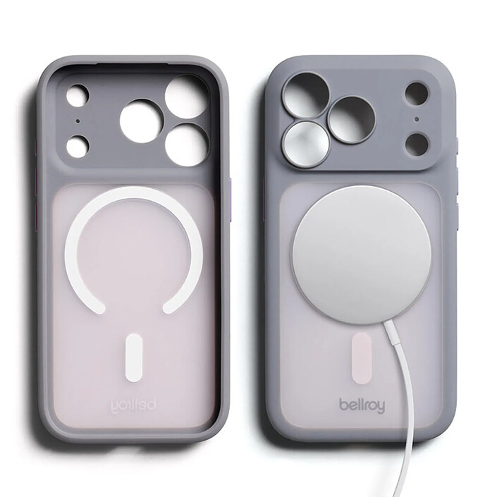 Acheter Générique Coque MagSafe pour iPhone 18 Pro / iPhone 17 Pro Série Cinch avec Cordon Gris lavande