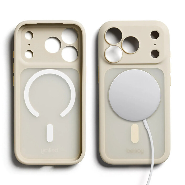 Acheter Générique Coque MagSafe pour iPhone 18 Pro / iPhone 17 Pro Série Cinch avec Cordon Beige