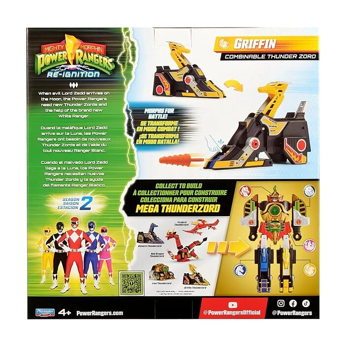 Avis Power Rangers - Figurine Thunderzord Griffin