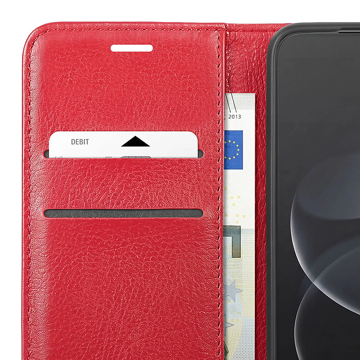 Zanaé Étui Portefeuille pour Redmi Note 17 Pro Effet Grainé avec Support Bleu nuit pas cher