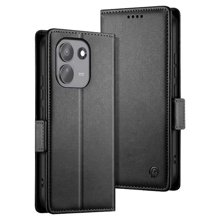 Étui Portefeuille pour Redmi Note 17 Pro Max Série Smart Book avec Support Bleu canard