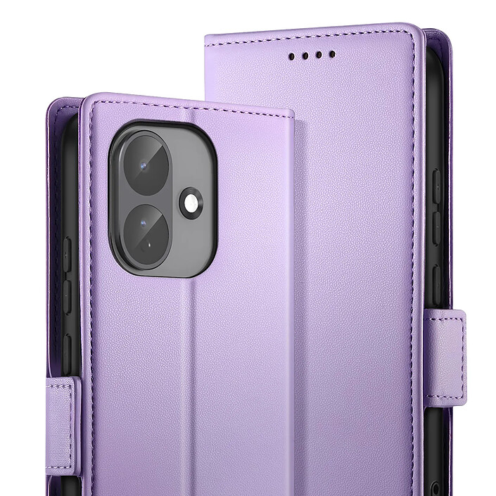 Acheter Étui Portefeuille pour Redmi Note 17 Pro Série Smart Book avec Support Lavande