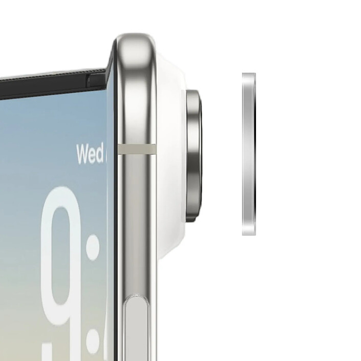 Avis Protection Caméra pour iPhone Duo Série Full Coverage en Verre Trempé 9H Noir / Transparent