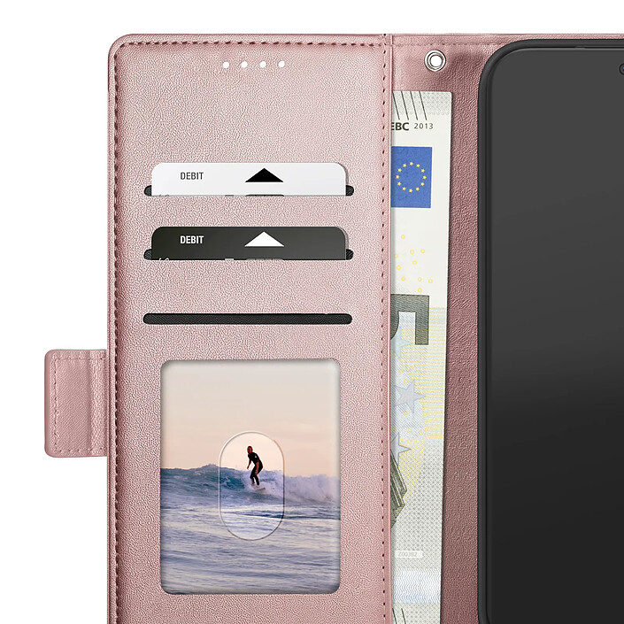 Étui Portefeuille pour Redmi Note 17 Série Smart Book avec Support Bleu canard pas cher
