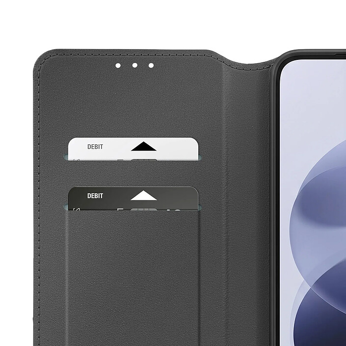 Étui à Clapet pour Redmi Note 17 Fonction Stand Classic Edition Noir pas cher