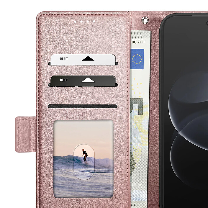 Étui Portefeuille pour Redmi Note 17 Pro Série Smart Book avec Support Lavande pas cher