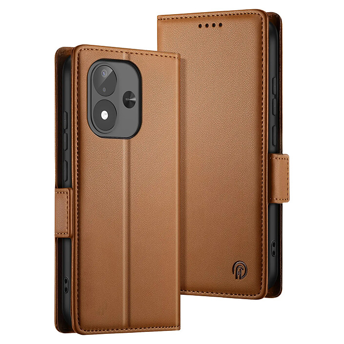 Étui Portefeuille pour Redmi Note 17 Série Smart Book avec Support Bleu canard