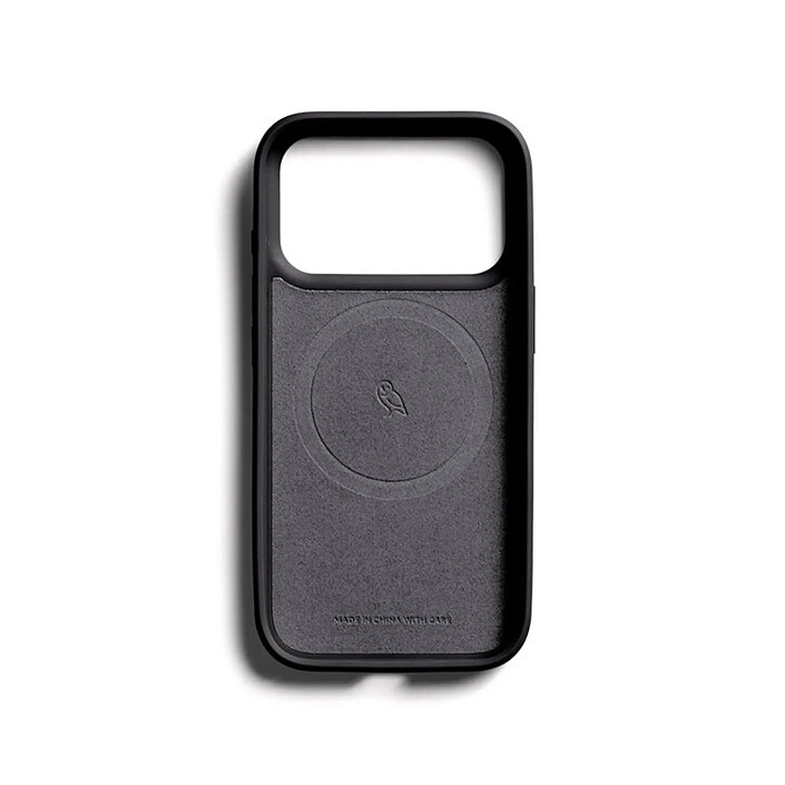 Acheter Générique Coque MagSafe pour iPhone 18 Pro / iPhone 17 Pro en Cuir Série Leather Noir