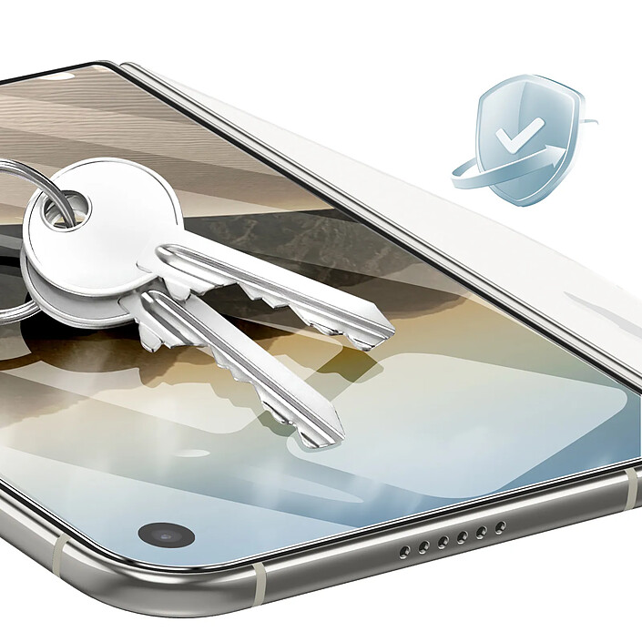 Avis Protection d'Écran Externe pour iPhone Duo en Verre Trempé Antichoc 9H Transparent