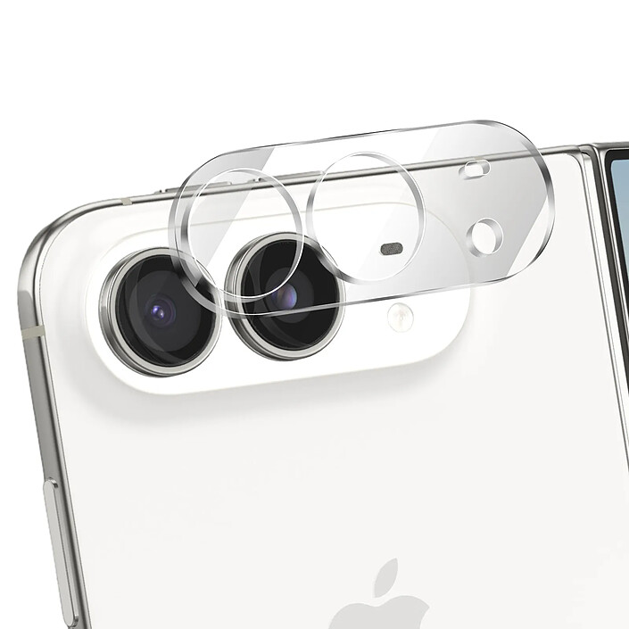 Protection Caméra pour iPhone Duo en Verre Trempé 9H Incurvé 3D Transparent