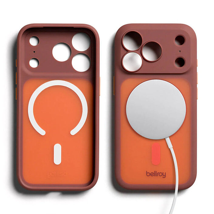 Acheter Générique Coque MagSafe pour iPhone 18 Pro / iPhone 17 Pro Série Cinch avec Cordon Orange