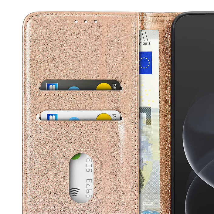 Étui Portefeuille pour Redmi Note 17 Pro Série Chesterfield avec Support Bleu nuit pas cher