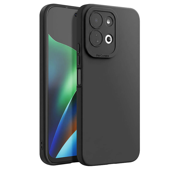 Coque pour Xiaomi Redmi 17 en Silicone Protection Souple Antichoc Noir pas cher