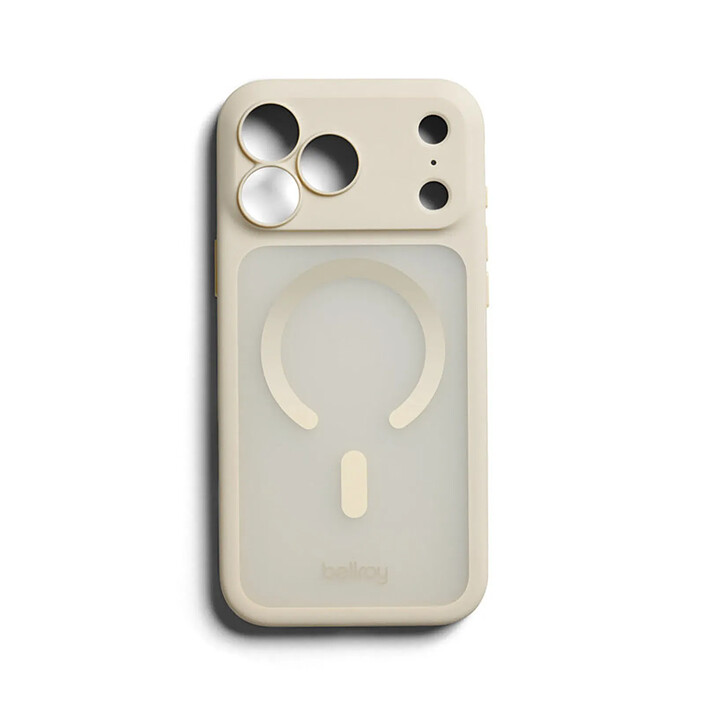 Avis Générique Coque MagSafe pour iPhone 18 Pro Max / iPhone 17 Pro Max Série Cinch avec Cordon Beige