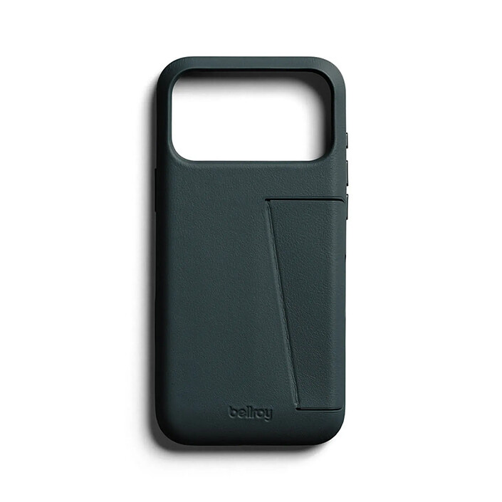 Avis Générique Coque pour iPhone 18 Pro Max / iPhone 17 Pro Max en Cuir Série 3 Card avec Support Vert