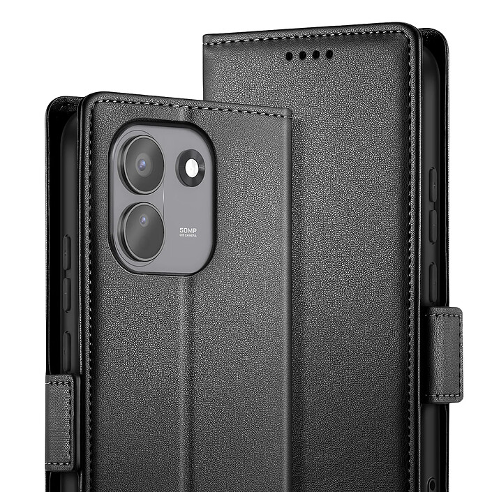 Acheter Étui Portefeuille pour Redmi Note 17 Pro Max Série Smart Book avec Support Bleu canard