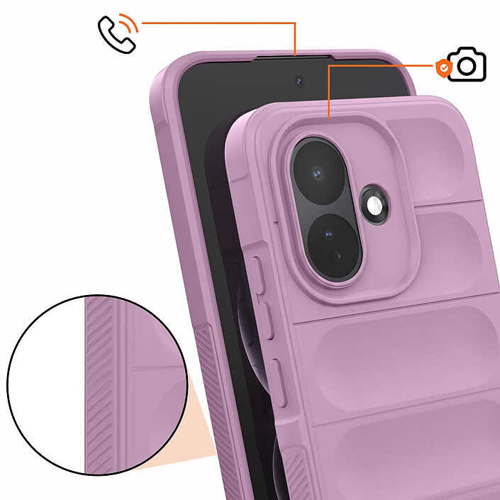 Avis Coque pour Xiaomi Redmi Note 17 Pro avec Motifs Géométriques Angles Renforcés Bleu ciel