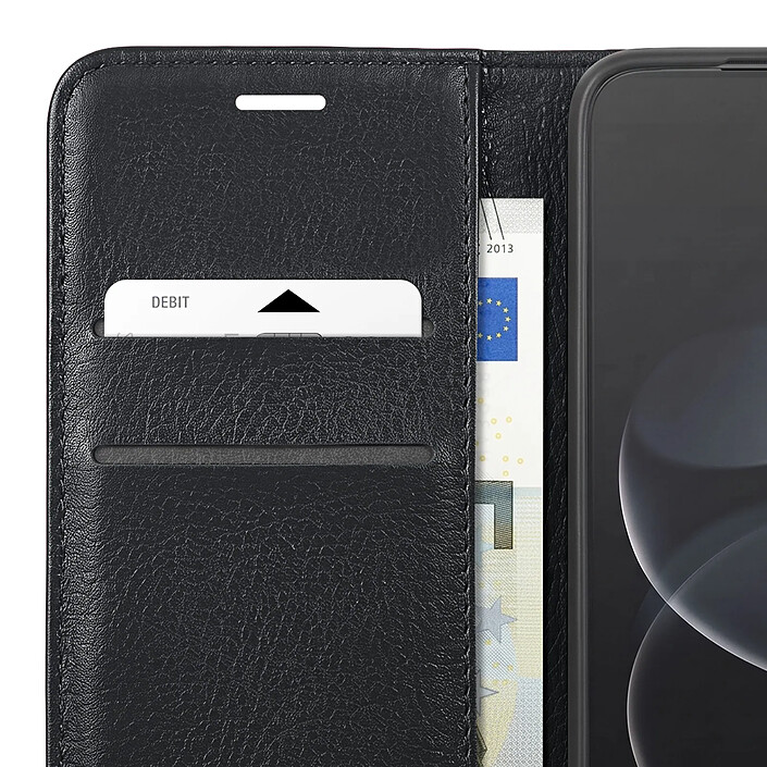Zanaé Étui Portefeuille pour Redmi Note 17 Pro Effet Grainé avec Support Bleu nuit pas cher