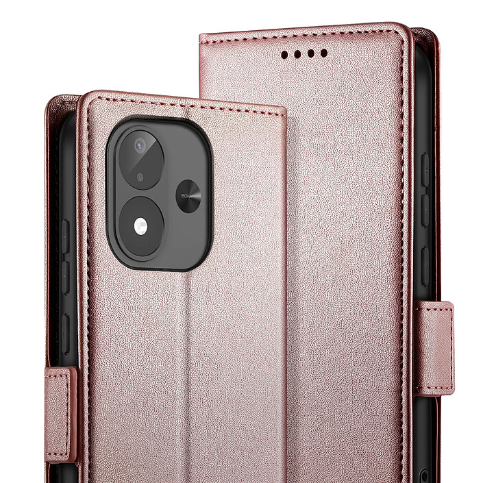 Acheter Étui Portefeuille pour Redmi Note 17 Série Smart Book avec Support Bleu canard