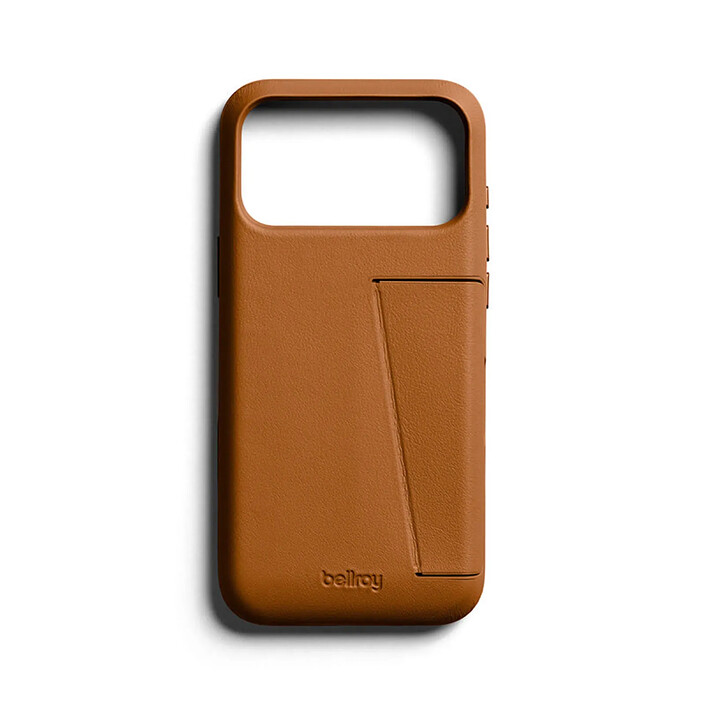 Avis Générique Coque pour iPhone 18 Pro Max / iPhone 17 Pro Max en Cuir Série 3 Card avec Support Camel