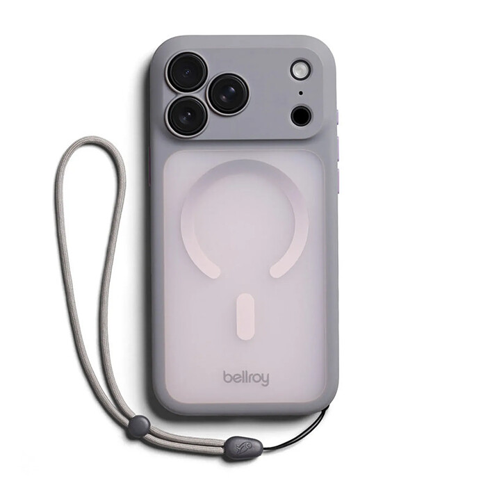 Avis Générique Coque MagSafe pour iPhone 18 Pro Max / iPhone 17 Pro Max Série Cinch avec Cordon Gris