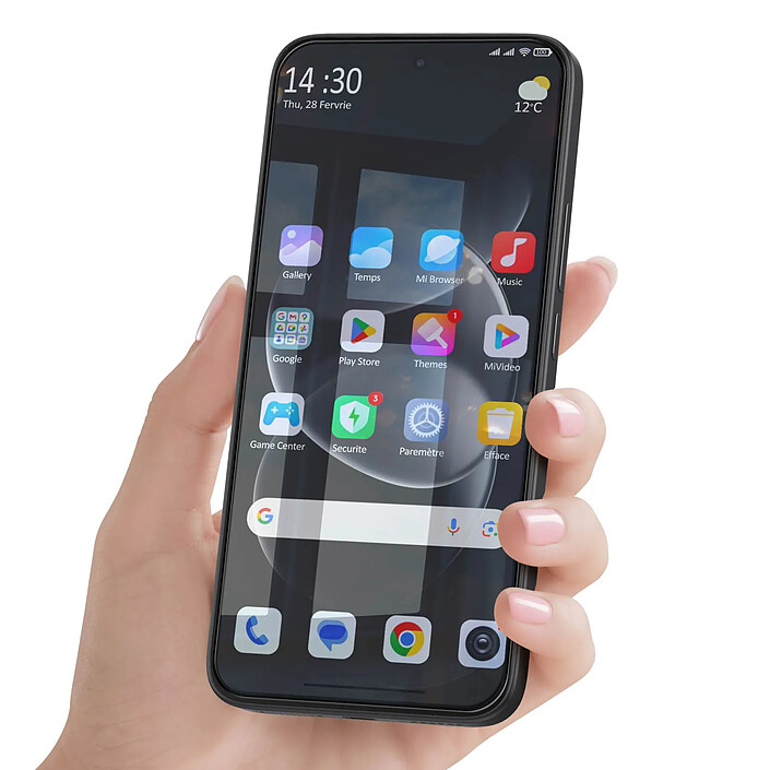Acheter Verre Trempé pour Redmi Note 17 Pro / Note 17 Pro Max Anti-rayures 9H Noir / Transparent