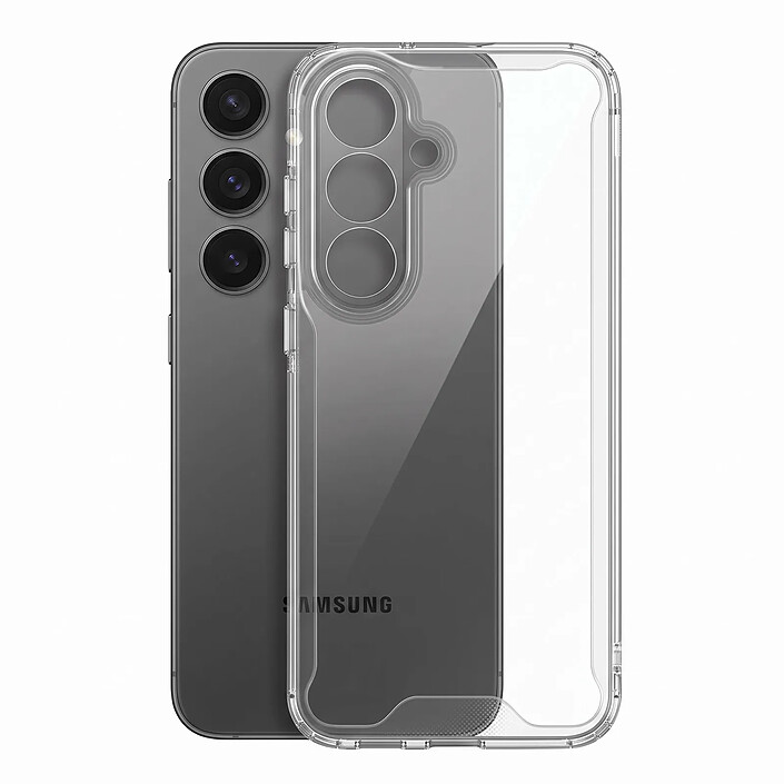 Coque pour Samsung Galaxy A55 Protection Bimatière à Coins Renforcés Transparent pas cher