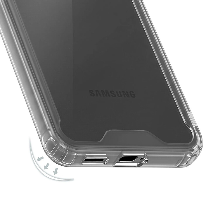 Avis Coque pour Samsung Galaxy S24 FE Protection Bimatière à Coins Renforcés Transparent