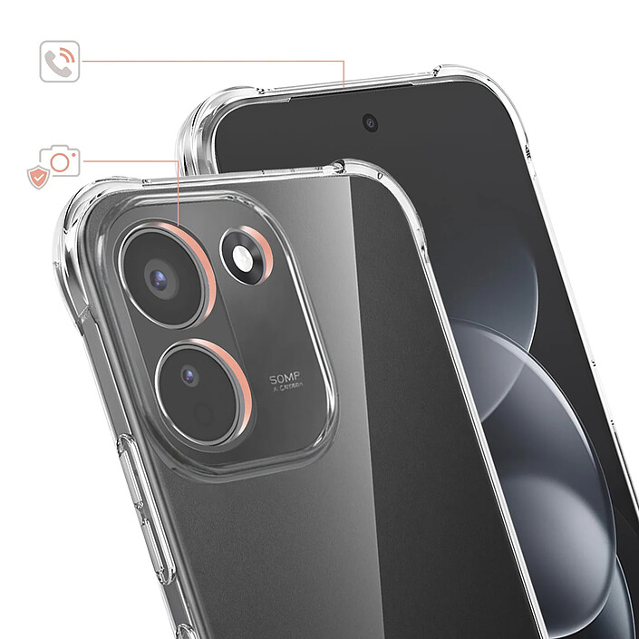 Avis Coque Bumper pour Xiaomi Redmi Note 17 Pro Max Antichoc 4 Coins Renforcés Transparent