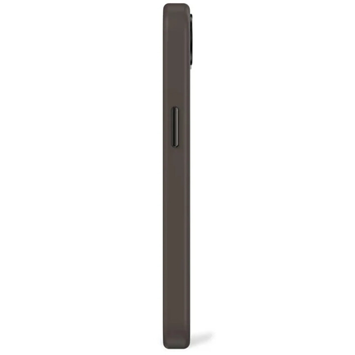 Decoded Coque MagSafe pour iPhone 16e / 17e en Silicone avec Bords Surélevés Marron foncé pas cher