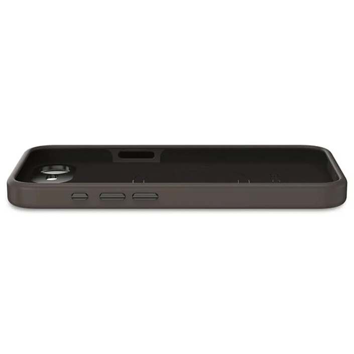 Acheter Decoded Coque MagSafe pour iPhone 16e / 17e en Silicone avec Bords Surélevés Marron foncé