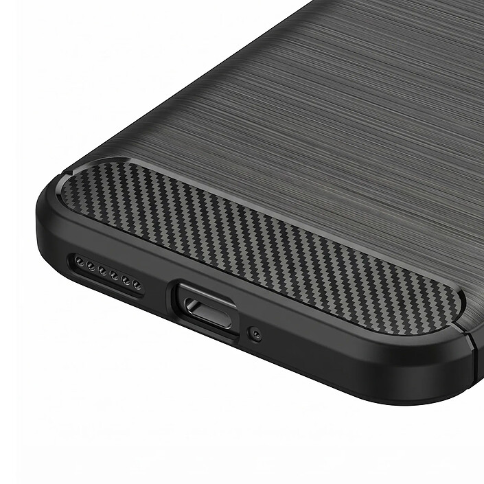 Coque pour Xiaomi Redmi Note 17 Pro en Silicone Antichoc avec Finition Carbone Noir pas cher