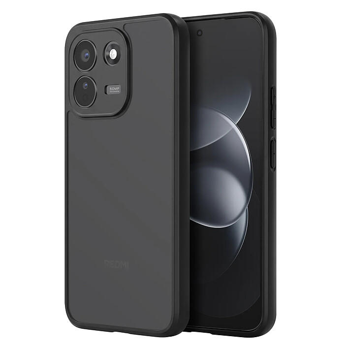 Coque pour Xiaomi Redmi Note 17 Pro Max Antichoc Bimatière avec Coins Renforcés Noir