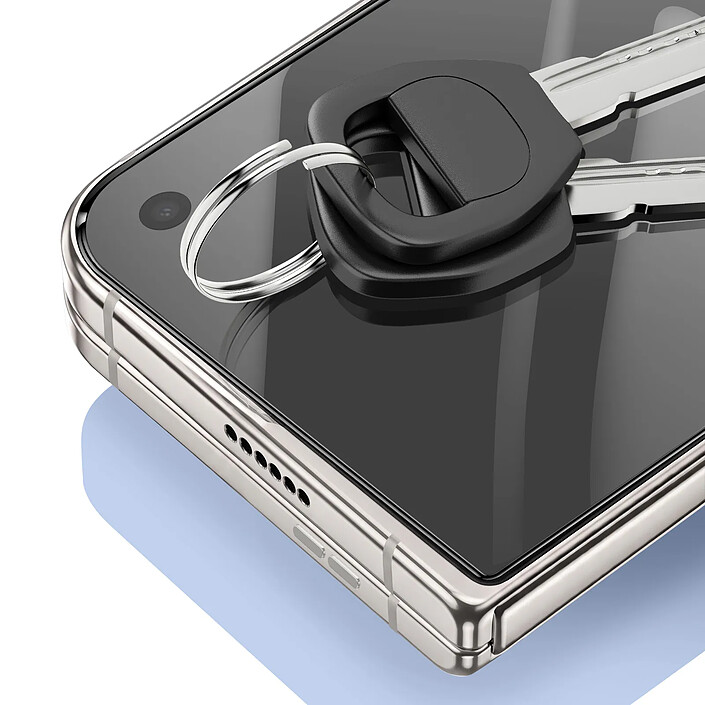 Avis Verre Trempé Écran Externe pour iPhone Duo Anti-rayures 9H et Anti-traces Noir / Transparent
