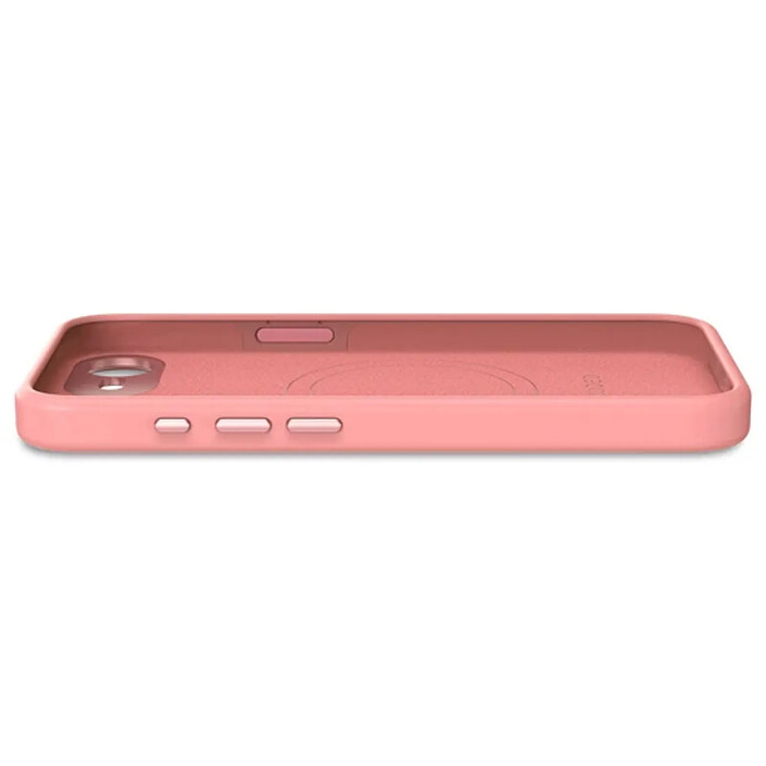 Acheter Decoded Coque MagSafe pour iPhone 16e / 17e en Silicone avec Bords Surélevés Rose