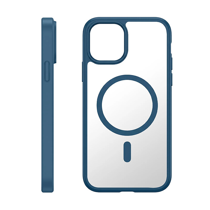 Zanaé Coque MagSafe pour iPhone 11 avec Contour Souple et Caméra Surélevée Bleu nuit pas cher