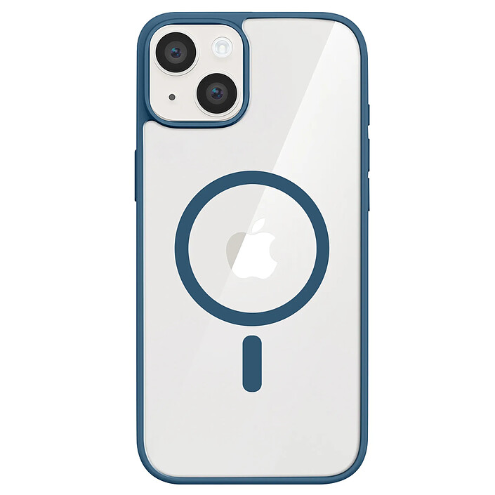 Zanaé Coque MagSafe pour iPhone 14 avec Contour Souple et Caméra Surélevée Bleu nuit