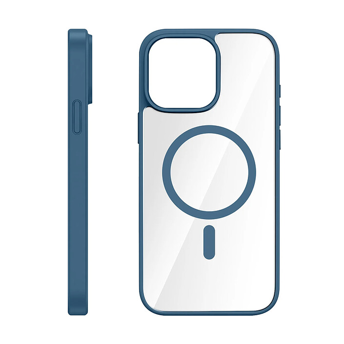 Zanaé Coque MagSafe pour iPhone 13 Pro avec Contour Souple et Caméra Surélevée Bleu nuit pas cher