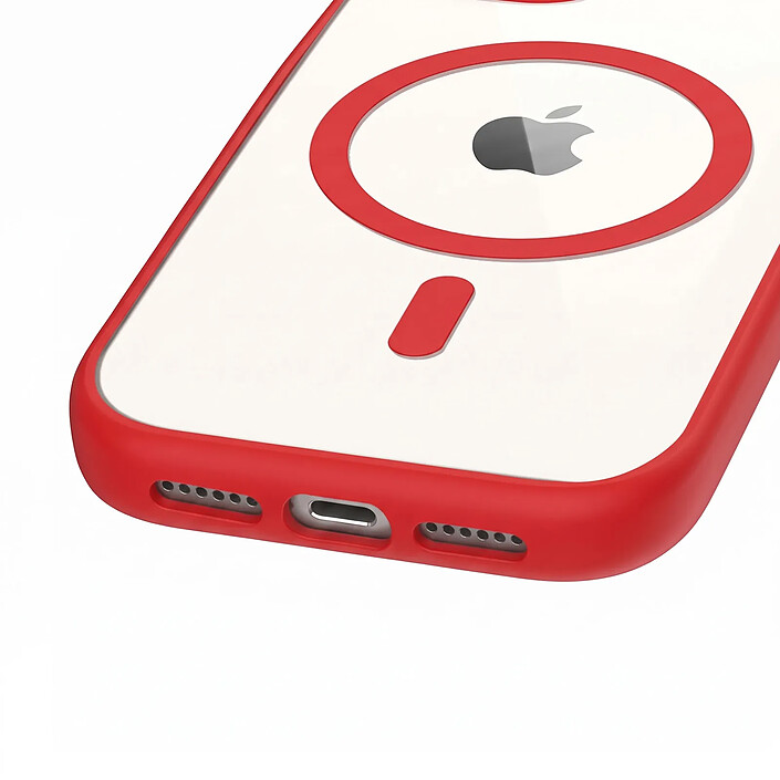 Acheter Zanaé Coque MagSafe pour iPhone 11 avec Contour Souple et Caméra Surélevée Rouge