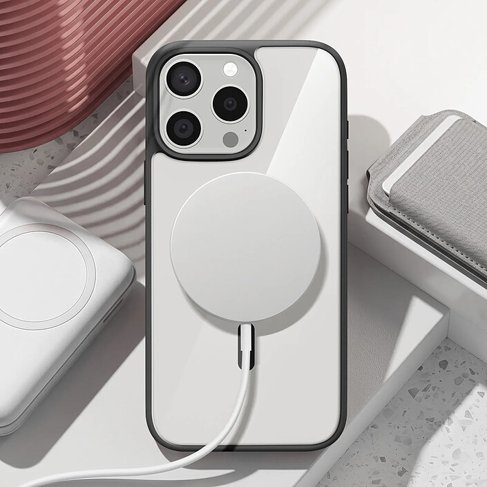 Avis Zanaé Coque MagSafe pour iPhone 13 Pro Max avec Contour Souple et Caméra Surélevée Noir