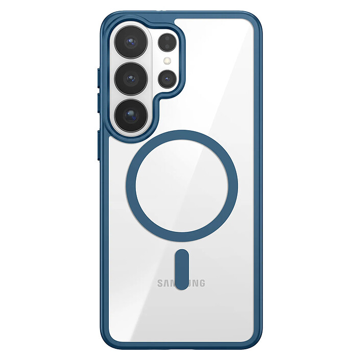 Zanaé Coque MagSafe pour Galaxy S26 Ultra avec Contour Souple et Caméra Surélevée Bleu nuit